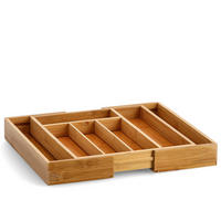BESTECKBOX - Naturfarben, Basics, Holz (33,5/29/5cm) - Zeller Present