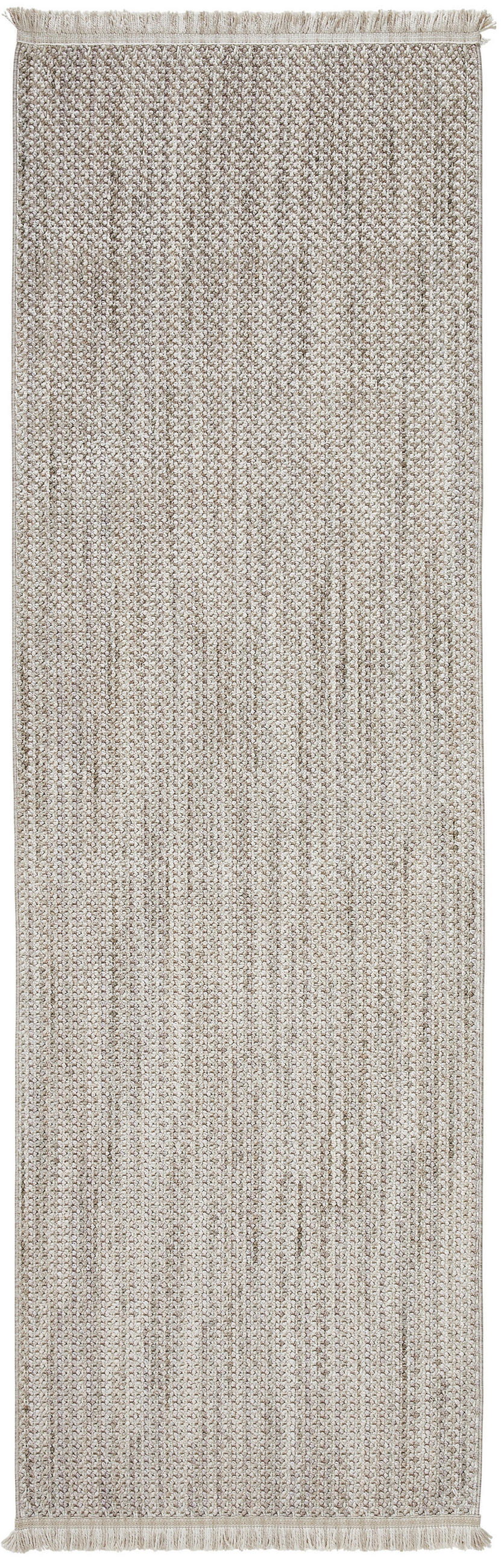 LÄUFER 80/250 cm  - Hellgrau/Weiß, Basics, Textil (80/250cm) - Novel