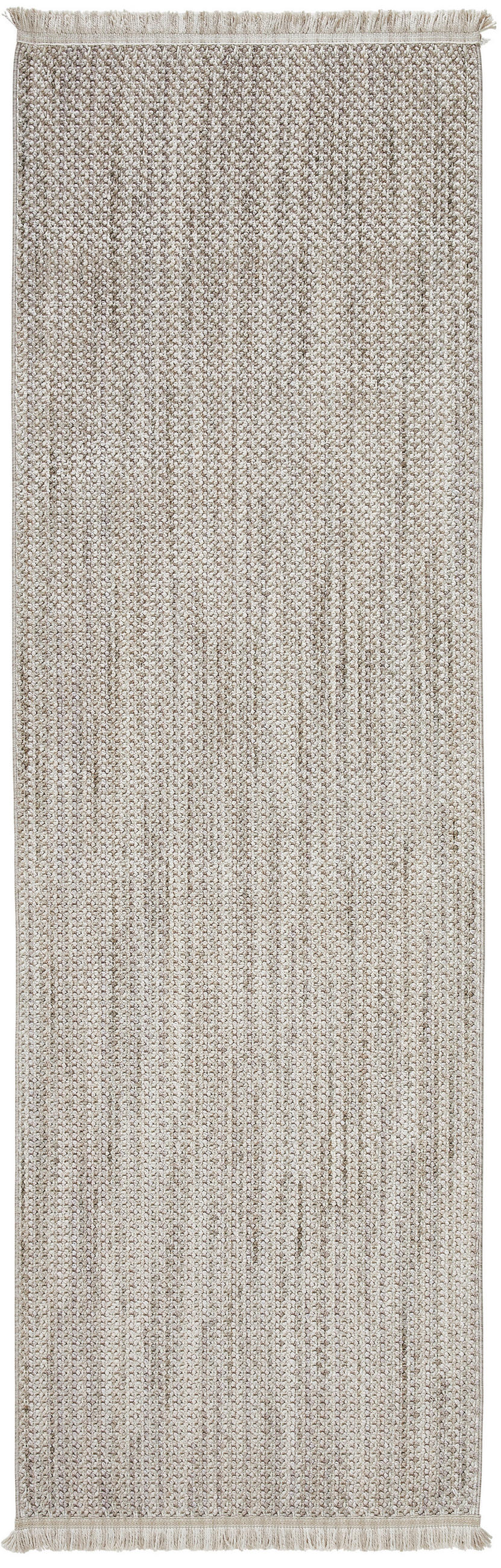 LÄUFER 80/250 cm  - Hellgrau/Weiß, Basics, Textil (80/250cm) - Novel