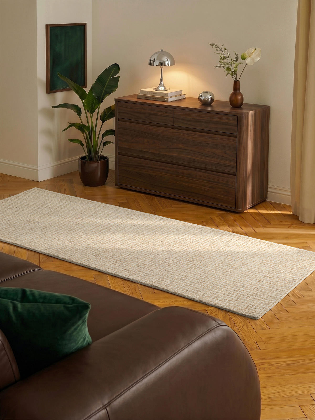 LÄUFER 80/250 cm Eloise  - Hellbraun, Basics, Textil (80/250cm) - Hanse Home