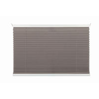 PLISSEE  halbtransparent   60/130 cm   - Taupe, Design, Textil (60/130cm)