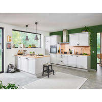 EINBAUKÜCHE CASPER  - Grau, LIFESTYLE, Holzwerkstoff - Celina