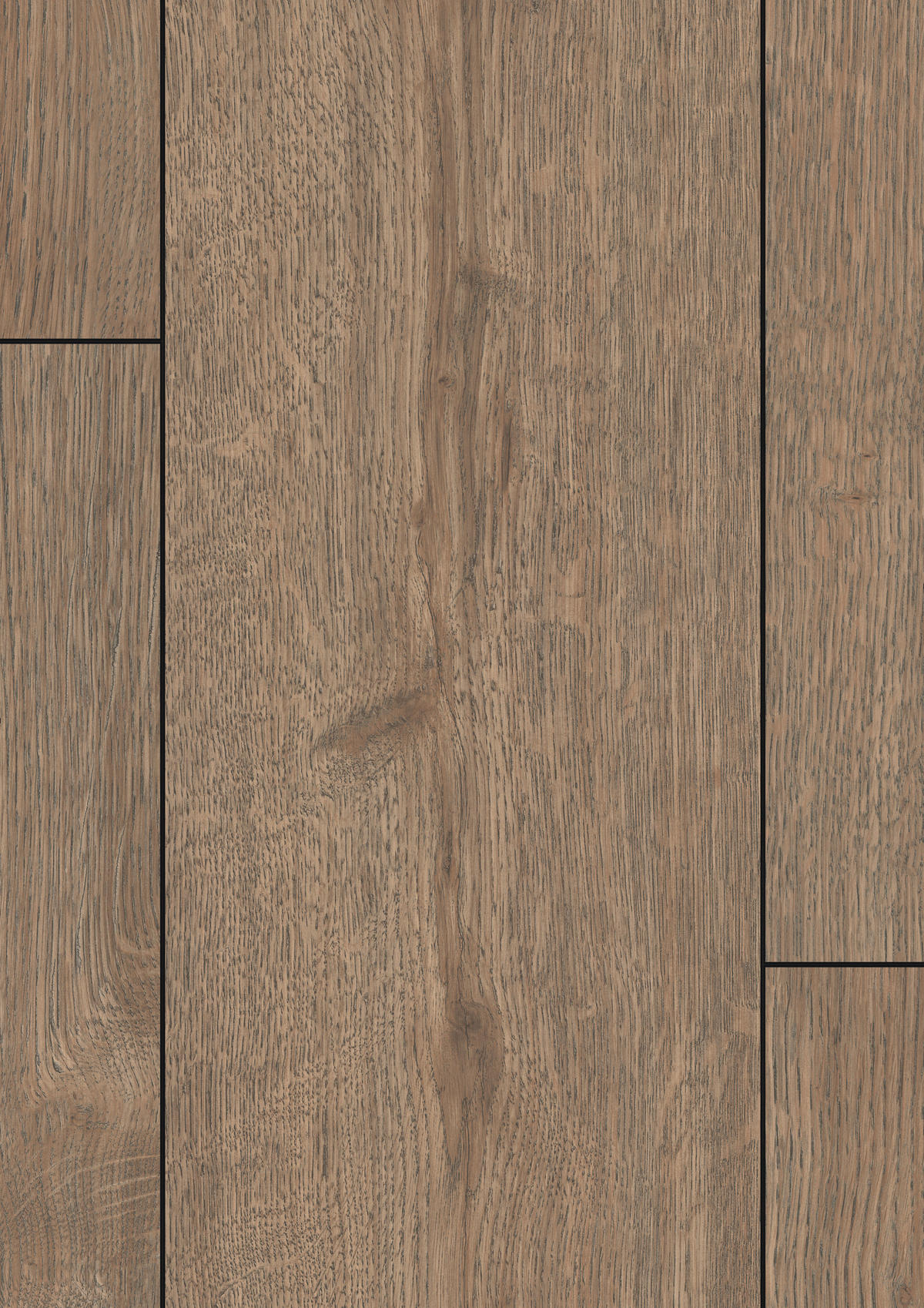 LAMINATBODEN Turin Eiche EGGER Nature Sense Aqua  per  m² - Eichefarben/Dunkelbraun, KONVENTIONELL, Holzwerkstoff (129.2/19.3/0.8cm) - Egger Holzwerkstoffe