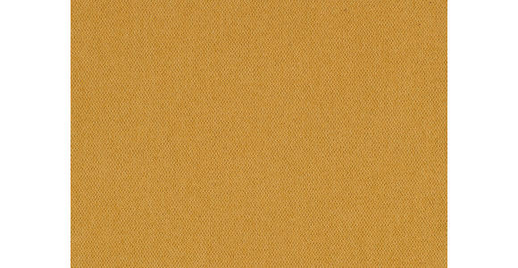 HOCKER in Textil Gelb  - Gelb/Silberfarben, Design, Textil/Metall (137/43/74cm) - Cantus