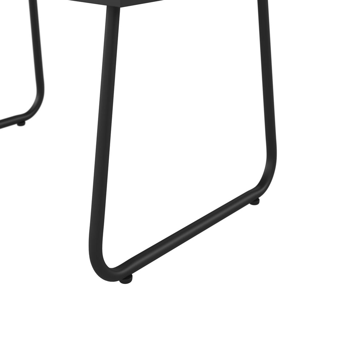 GARTENSET beschichtet Stahl  - Anthrazit/Grau, MODERN, Glas/Kunststoff (115/75,5/74cm) - Ambia Garden