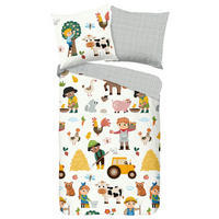 JUGENDBETTWÄSCHE Farm Renforcé 135/200 cm  - Multicolor, Design, Textil (135/200cm)