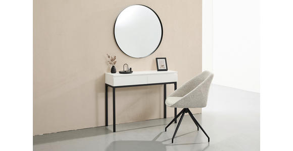 STUHL - Creme/Schwarz, Trend, Textil/Metall (56/79/60cm) - Xora