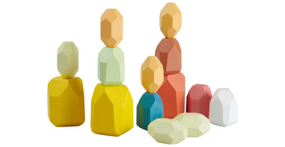 BAUSTEINE - Multicolor, Natur, Holz - My Baby Lou