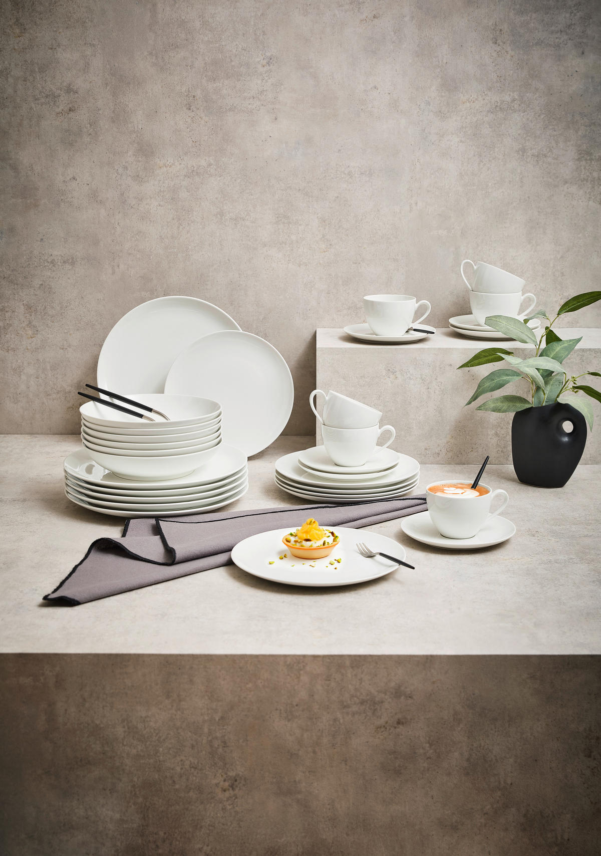 ÉTKÉSZLET 30 részes  - gyöngyház, Konventionell, kerámia (36,5/31,2/36,9cm) - Seltmann Weiden