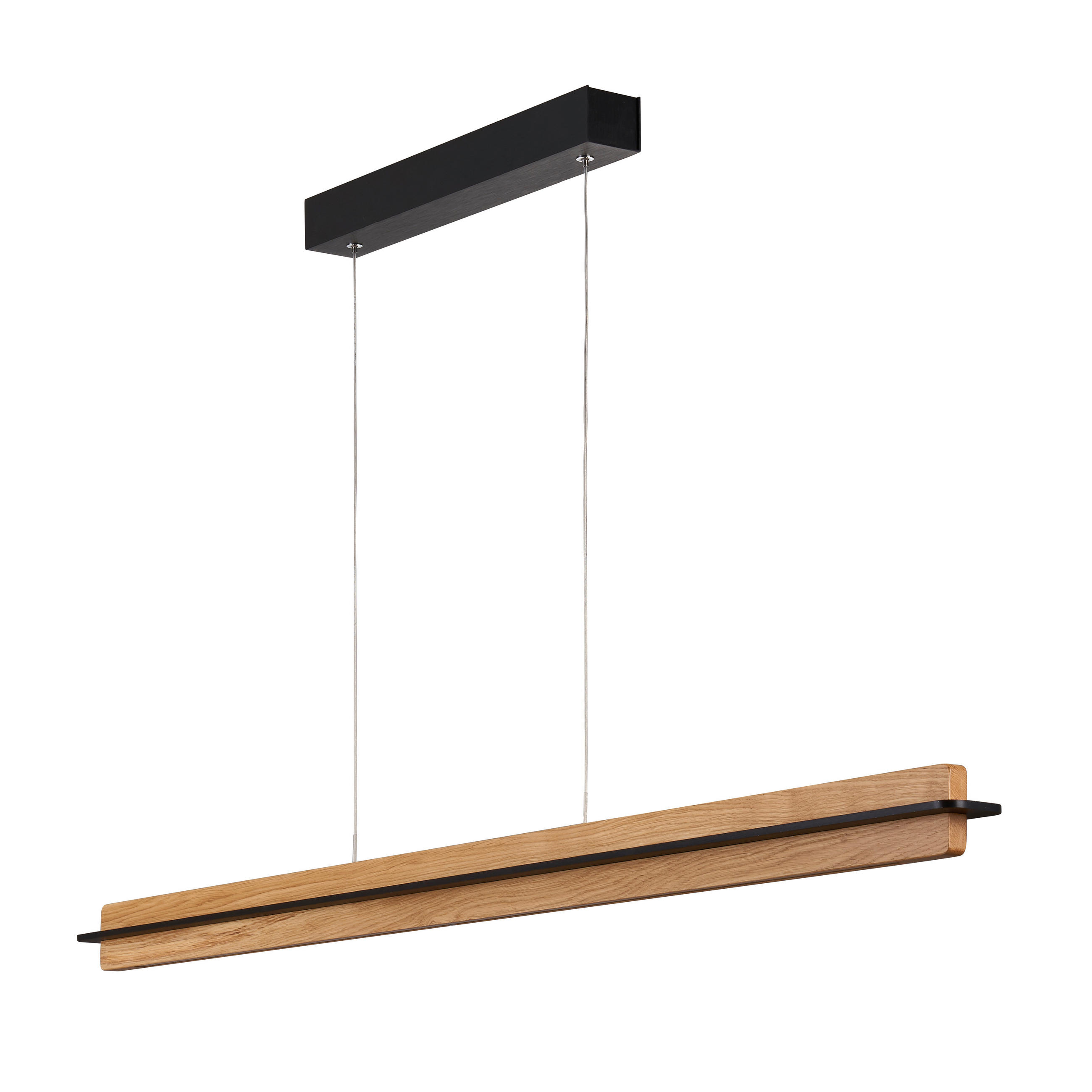 LED-HÄNGELEUCHTE Laurenz 118/6/6,5 cm   - Wildeiche, Natur, Holz (118/6/6,5cm) - Ambiente