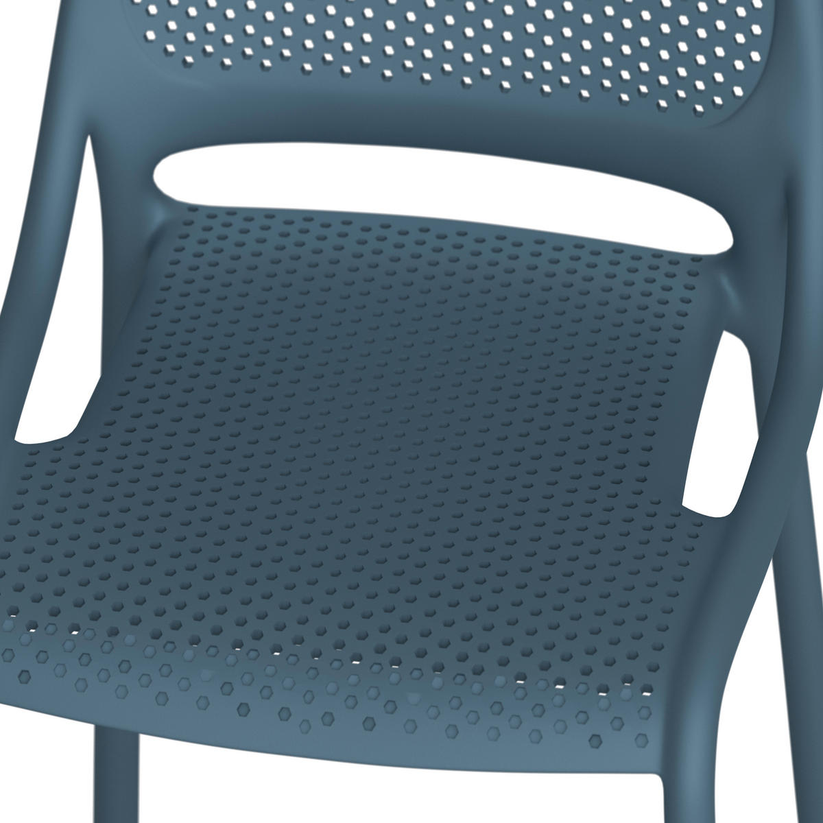 ZAHRADNÍ ŽIDLE, plast - modrá, Moderní, plast (50/81/55cm) - Ambia Garden