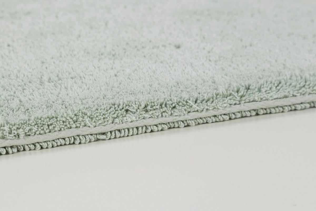 BADTEPPICH Mintgrün 60/90 cm  - Mintgrün, Basics, Textil (60/90cm) - Schöner Wohnen