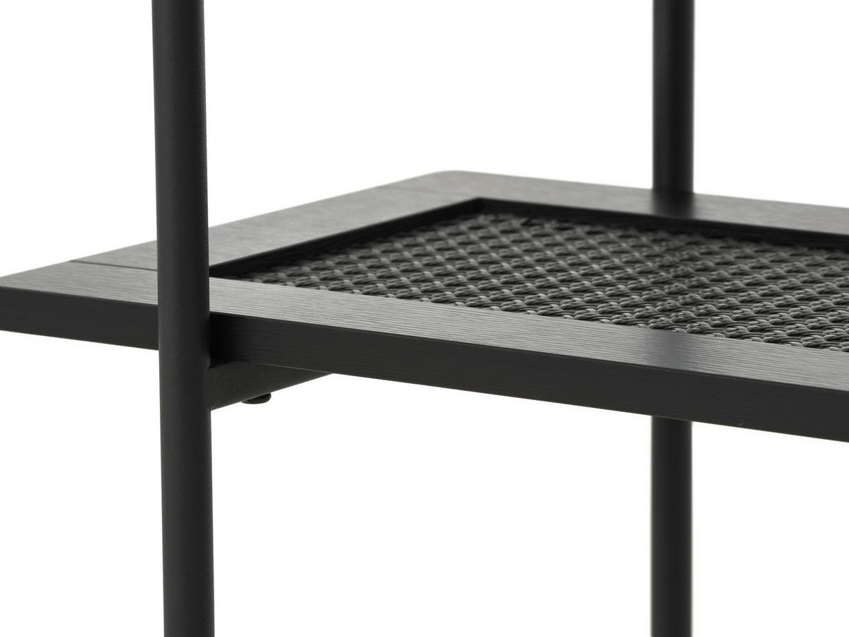 BEISTELLTISCH 37/100/75 cm Schwarz  - Schwarz, Basics, Holzwerkstoff/Metall (37/100/75cm) - Boxxx