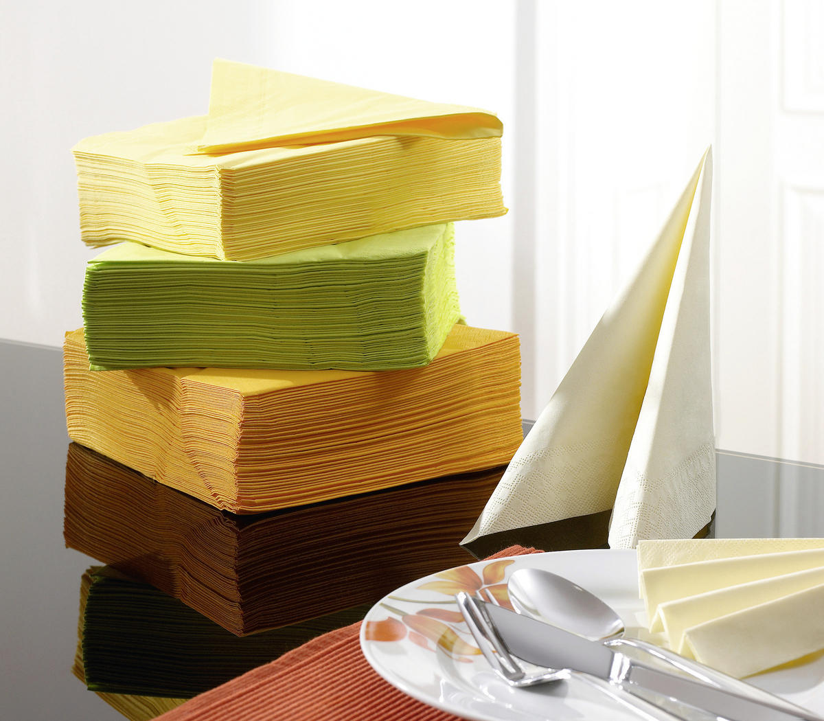 SALVETA  - krem, Konvencionalno, papir (40/40cm) - Xxxlpack