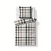 BETTWÄSCHE Flanell 155/220 cm  - Anthrazit/Hellgrau, KONVENTIONELL, Textil (155/220cm) - Fleuresse