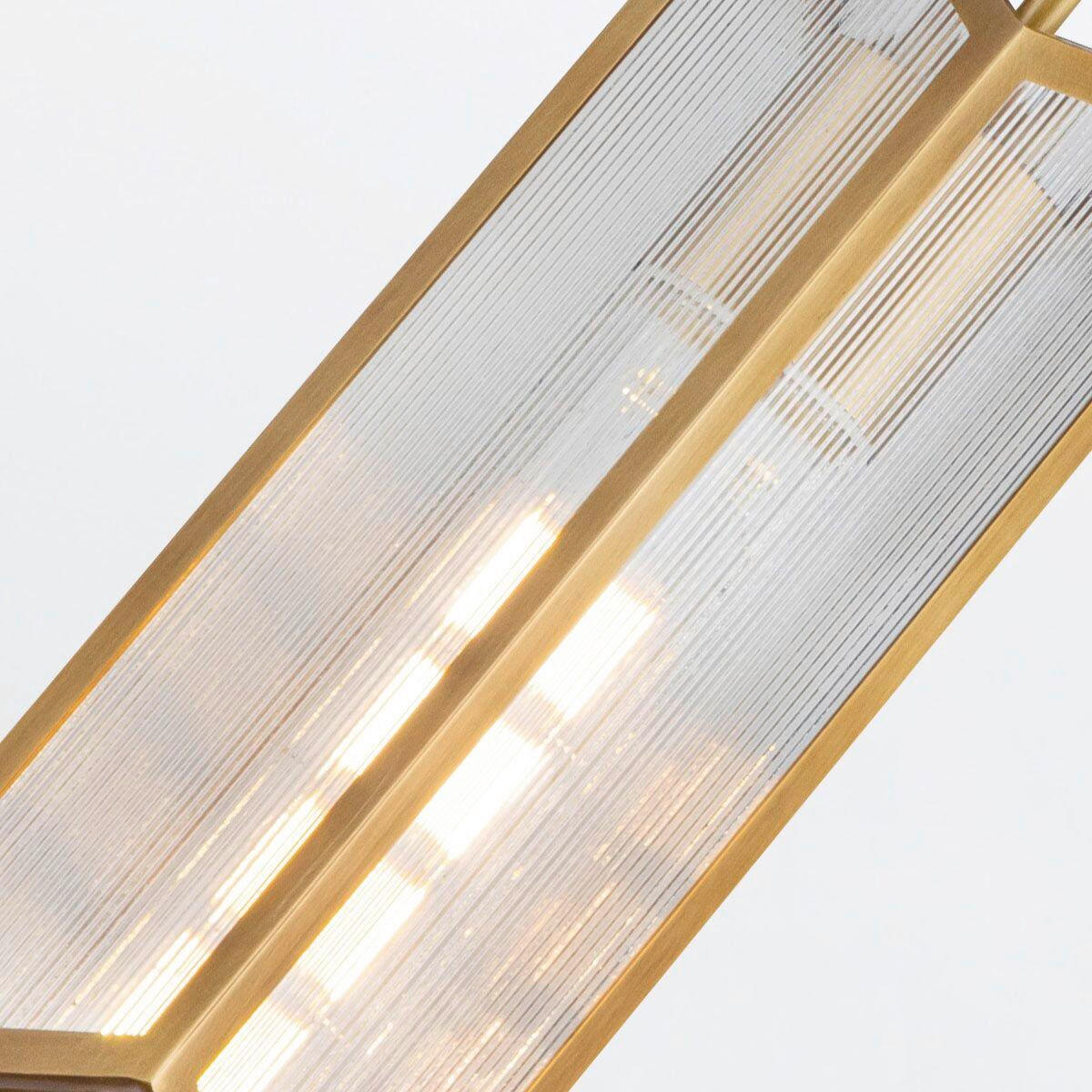 LED-HÄNGELEUCHTE 13,1/49,3 cm    - Messingfarben, KONVENTIONELL, Glas/Metall (13,1/49,3cm) - Elstead Lighting