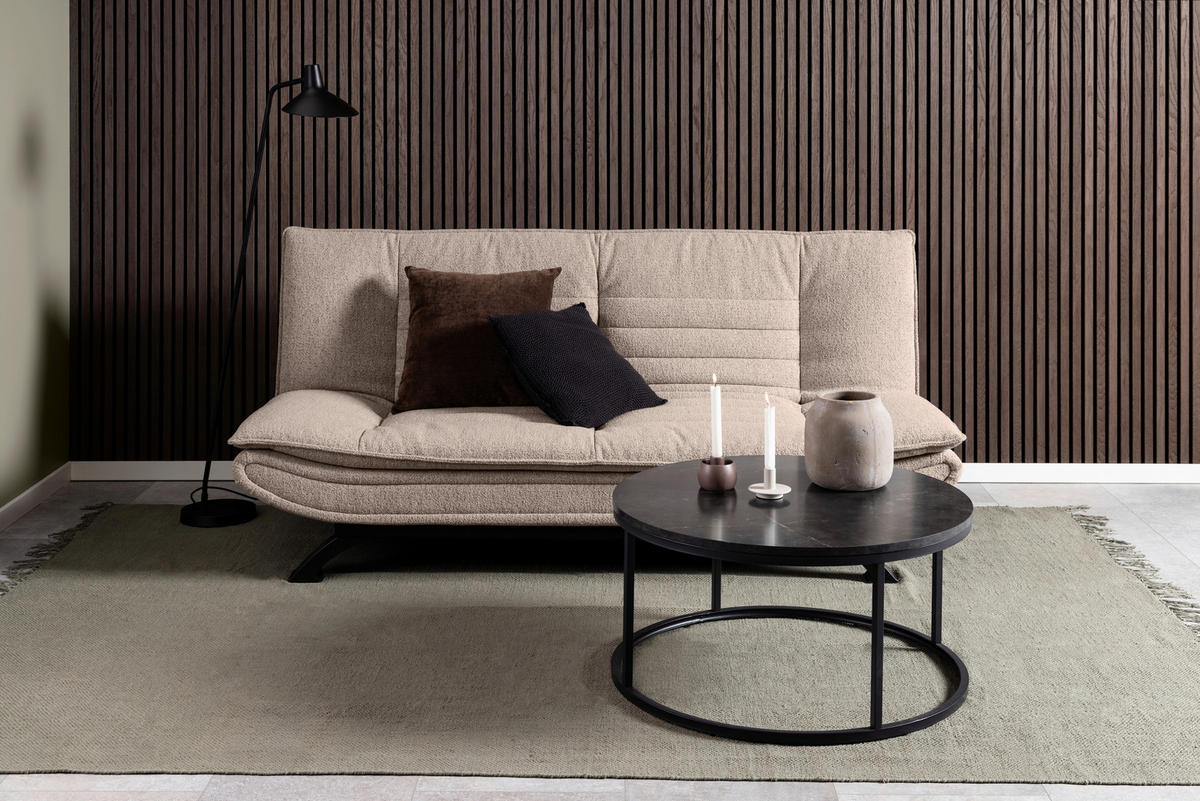COUCHTISCH in Holzwerkstoff 80/80/40 cm  - Schwarz, Design, Holzwerkstoff/Metall (80/80/40cm) - Livetastic