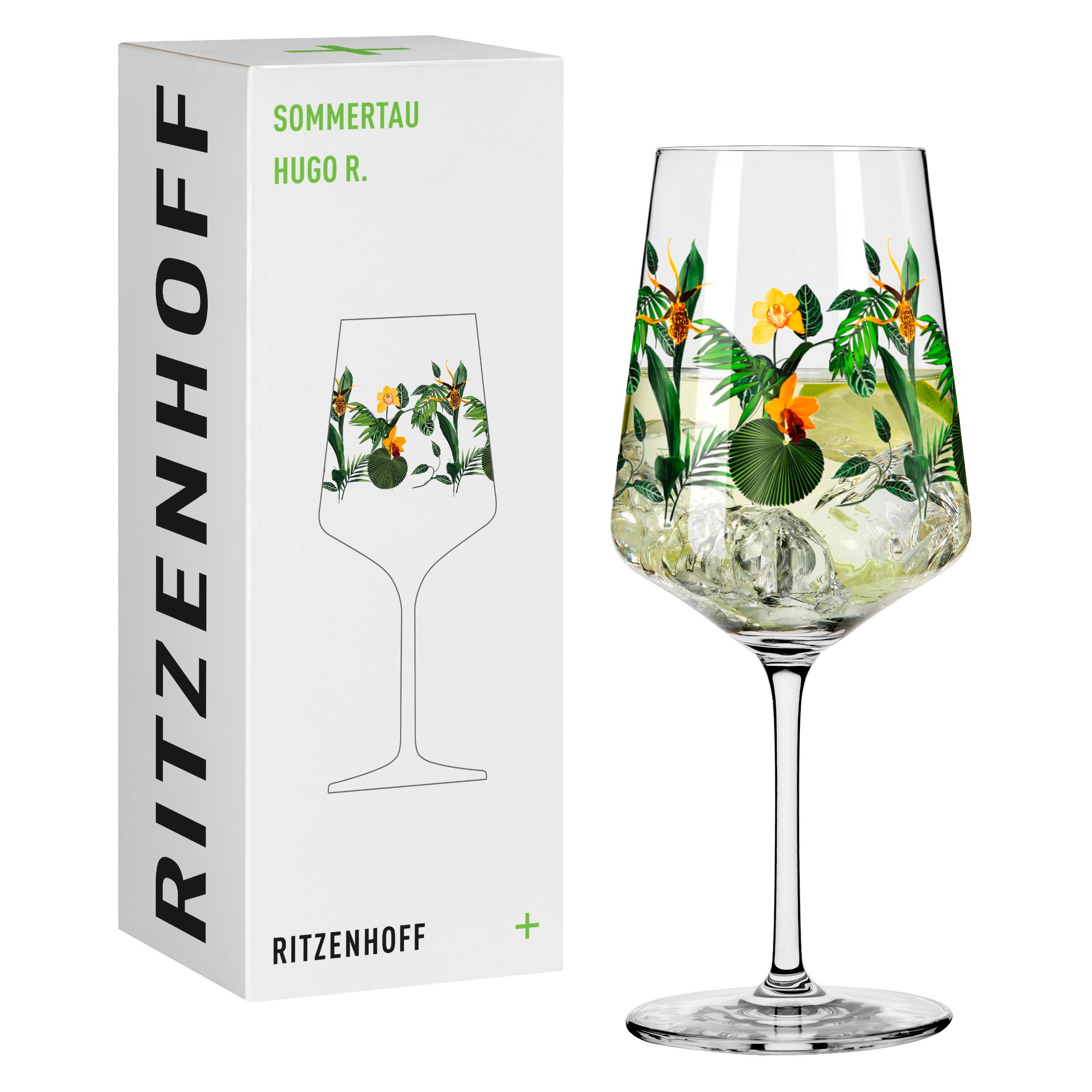 SPRITZERGLAS 544 ml  - Gelb/Orange, LIFESTYLE, Glas (9,3/9,3/22,5cm) - Ritzenhoff