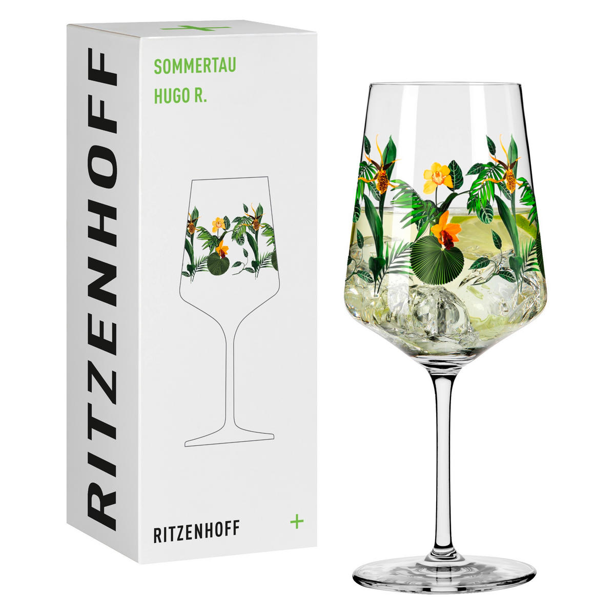 SPRITZERGLAS 544 ml  - Gelb/Orange, LIFESTYLE, Glas (9,3/9,3/22,5cm) - Ritzenhoff