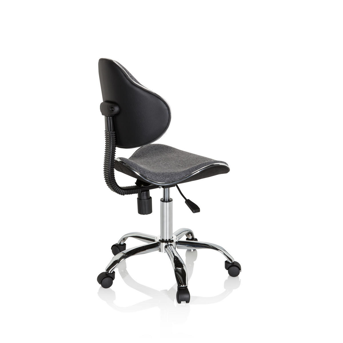 JUGENDDREHSTUHL Grau  - Grau, Basics, Kunststoff (47/87-98/49cm)