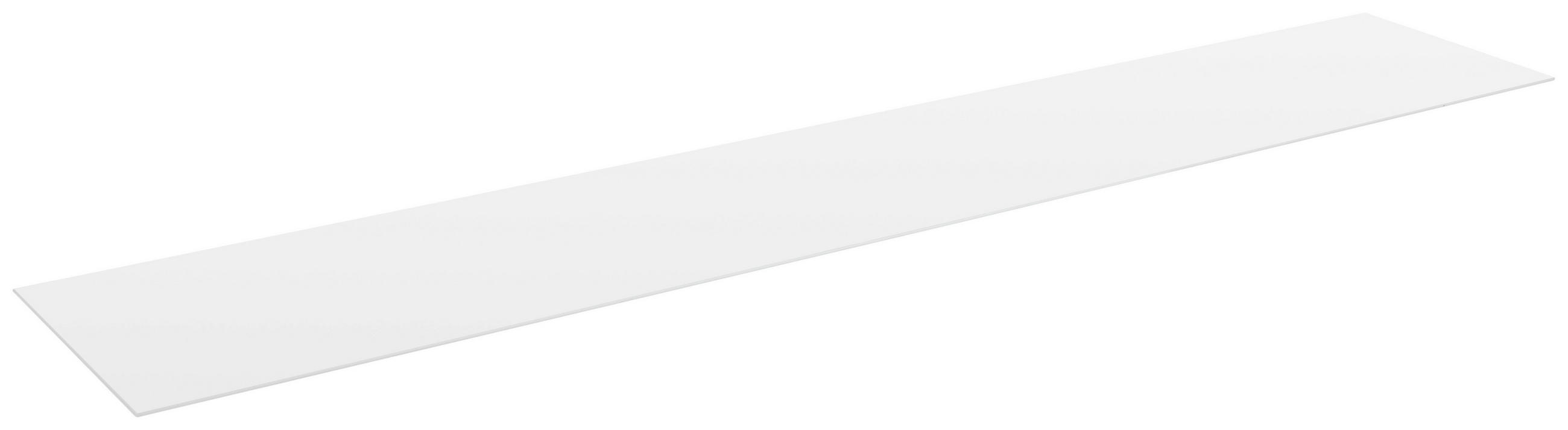 OBERPLATTE  Glas  Weiß  - Weiß, Basics, Glas (226,40/40,50/0,40cm) - Voleo