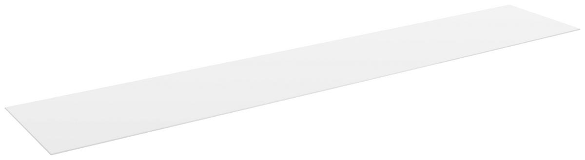 OBERPLATTE  Glas  Weiß  - Weiß, Basics, Glas (226,40/40,50/0,40cm) - Voleo