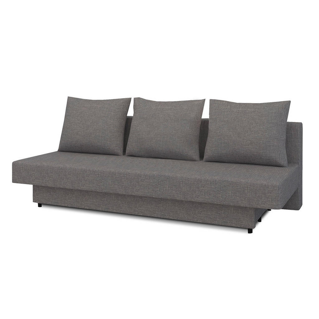 Thumbnail - Mid.you Schlafsofa, Grau, Textil, 3-Sitzer, 190x83x82 cm, Wohnzimmer, Sofas & Couches, Schlafsofas, Schlafsofas mit Bett...
