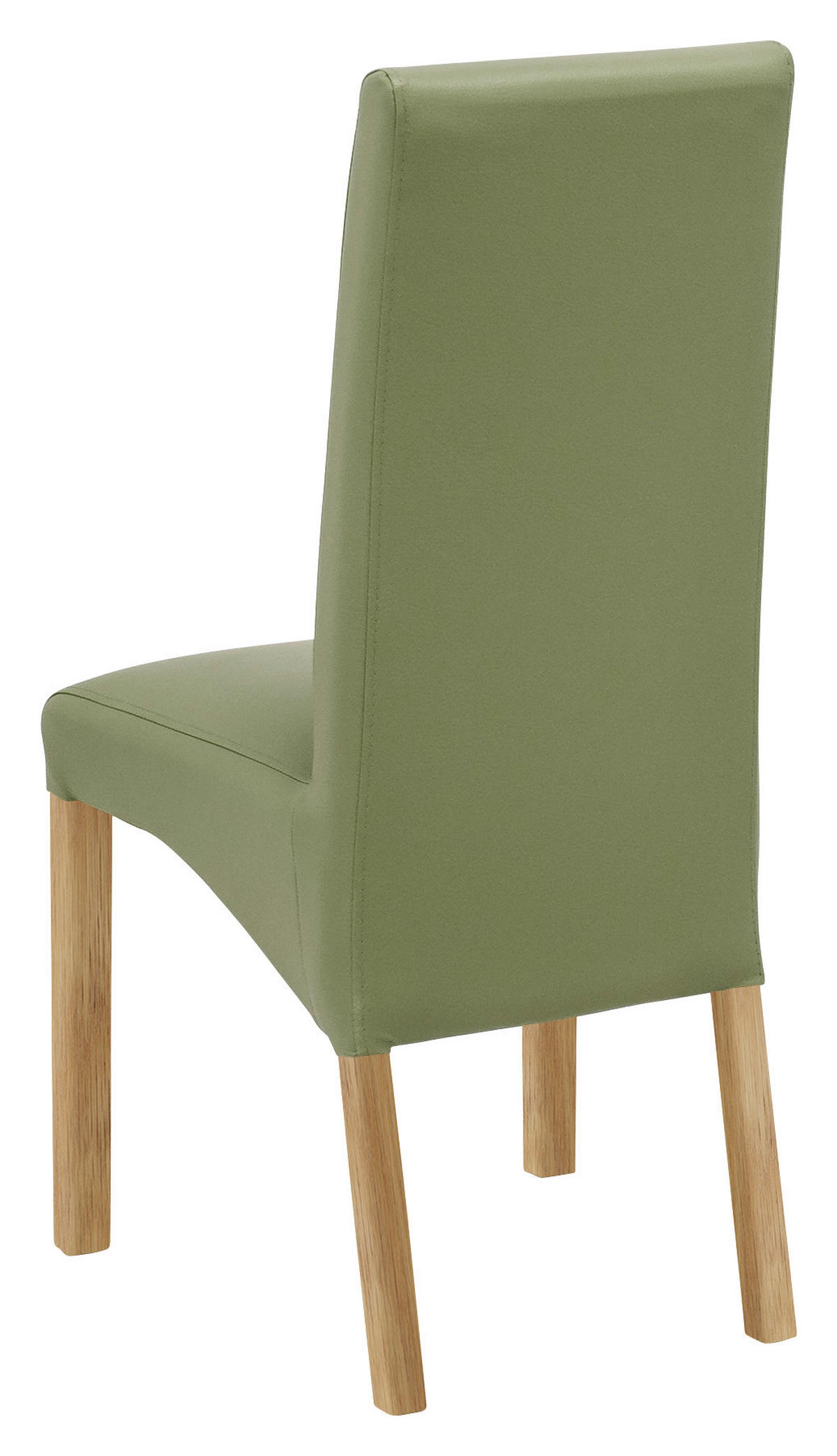 STUHL  in Lederlook Textil  - Dunkelgrün/Eichefarben, KONVENTIONELL, Holz/Textil (47/102/57cm) - Carryhome