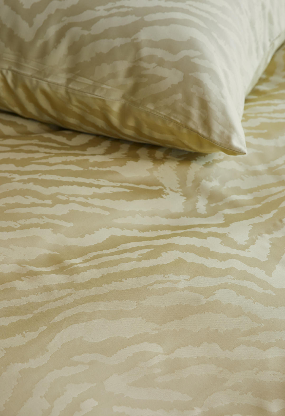 WENDEBETTWÄSCHE SS22 Satin 155/220 cm  - Gelb, KONVENTIONELL, Textil (155/220cm) - Essenza