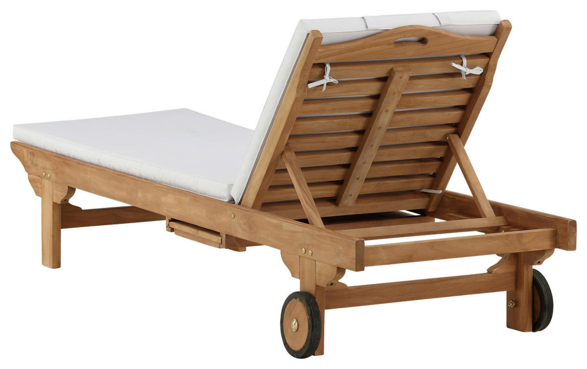 SONNENLIEGE 200/33/65 cm Teakholz  - Teakfarben, KONVENTIONELL, Holz (200/33/65cm) - Gardenson