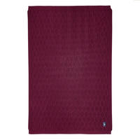 WOHNDECKE Twist 130/170 cm  - Weinrot, Design, Textil (130/170cm) - Tommy Hilfiger