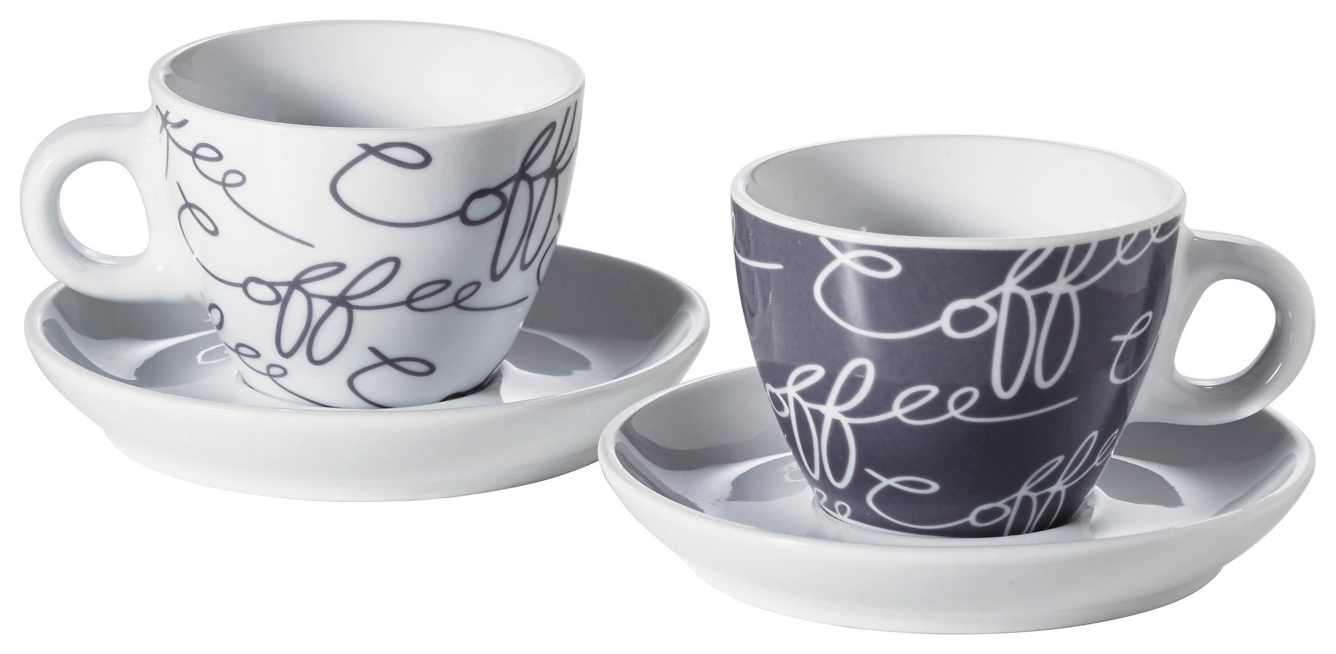 CEAȘCĂ ESPRESSO CU FARFURIOARĂ  - alb, Konventionell, ceramică (0.080l) - Ritzenhoff Breker