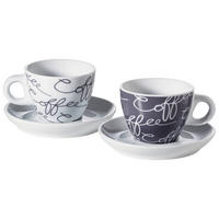 CEAȘCĂ ESPRESSO CU FARFURIOARĂ  - alb, Konventionell, ceramică (0.080l) - Ritzenhoff Breker