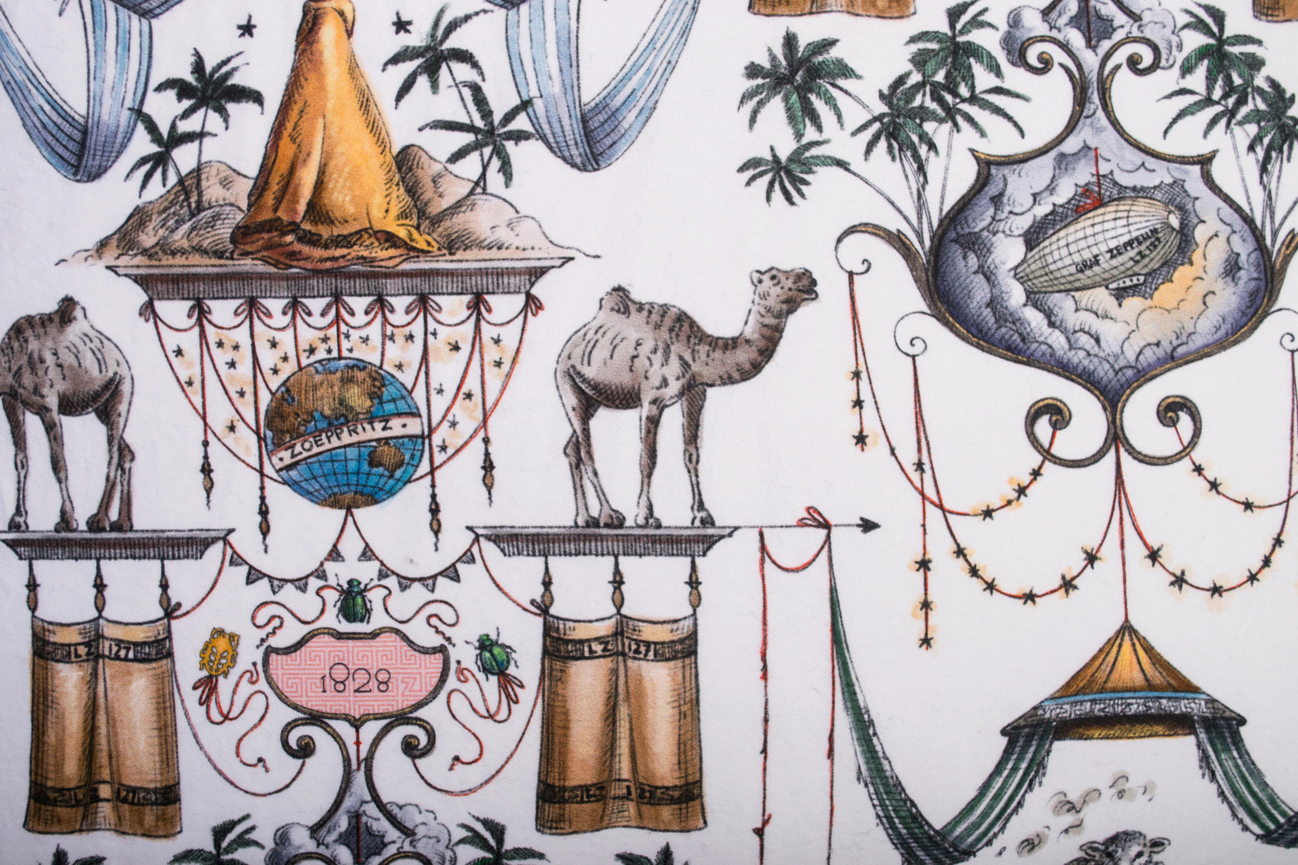 Thumbnail - Zoeppritz Bettdeckenbezug Centuries, Mehrfarbig, Weiß, Textil, 135x200 cm, pflegeleicht, hautfreundlich, Schlaftextilien...