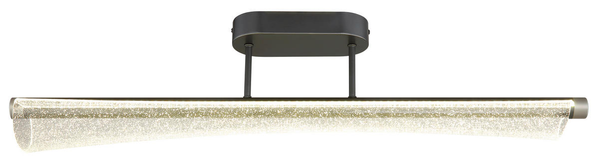 LED-DECKENLEUCHTE 81/12/19 cm   - Klar/Anthrazit, Design, Kunststoff/Metall (81/12/19cm) - Globo