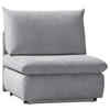 SCHLAFSESSEL in Flachgewebe Hellgrau  - Hellgrau, Design, Textil (90/89/83cm) - Novel