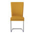 SCHWINGSTUHL Echtleder Edelstahlfarben, Gelb - Edelstahlfarben/Gelb, Design, Leder/Metall (44/98/58cm) - Valdera