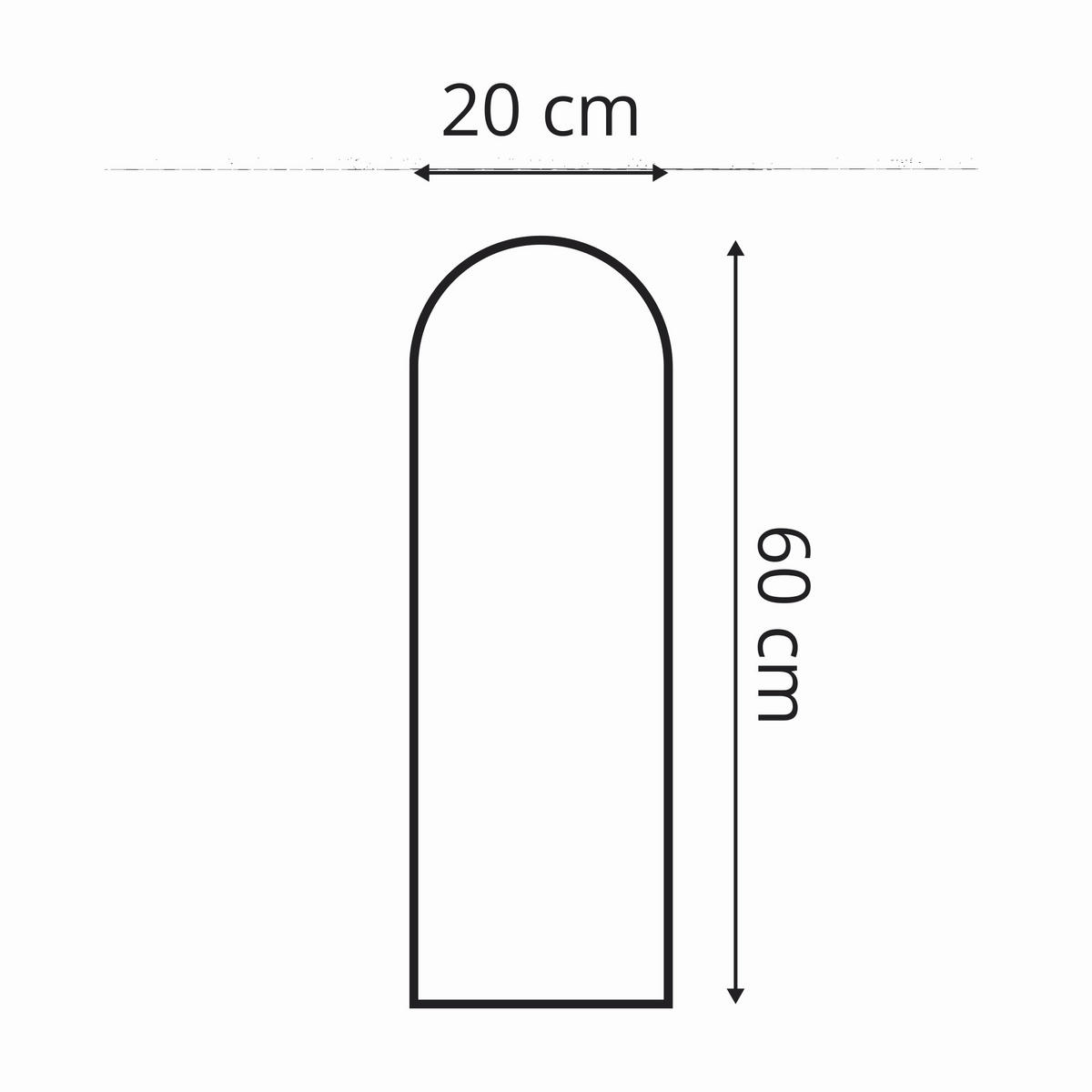 WANDPANEEL 20/60/2.5 cm  - Gelb, Basics, Kunststoff/Textil (20/60/2.5cm)