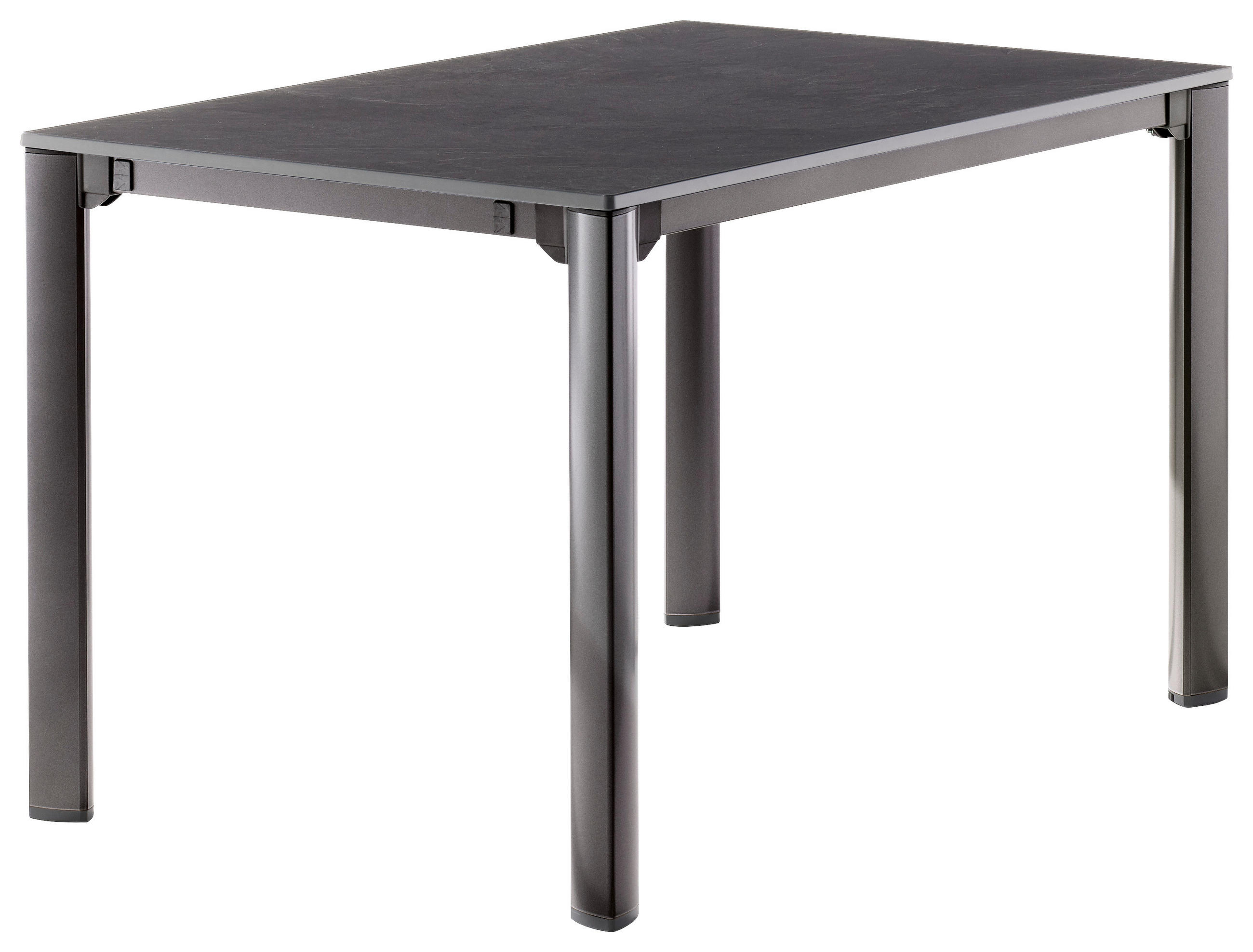 Sieger Gartentisch Anthrazit 80x74x120-220 cm