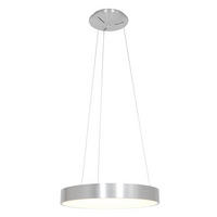 PENDELLEUCHTE 48/165 cm  - Edelstahlfarben, Design, Kunststoff/Metall (48/165cm)