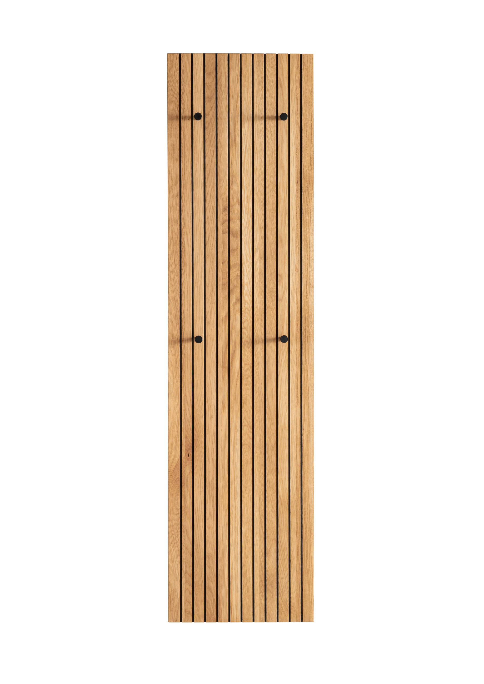 GARDEROBENPANEEL  in 38/150/4 cm  - Eichefarben, Natur, Holz (38/150/4cm) - Linea Natura