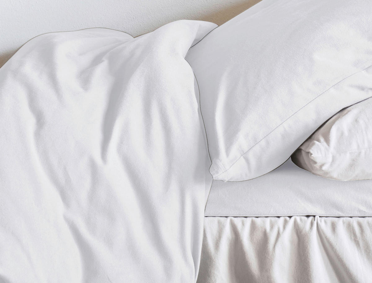 BETTWÄSCHE Biber 155/200 cm  - Grau, KONVENTIONELL, Textil (155/200cm) - Irisette