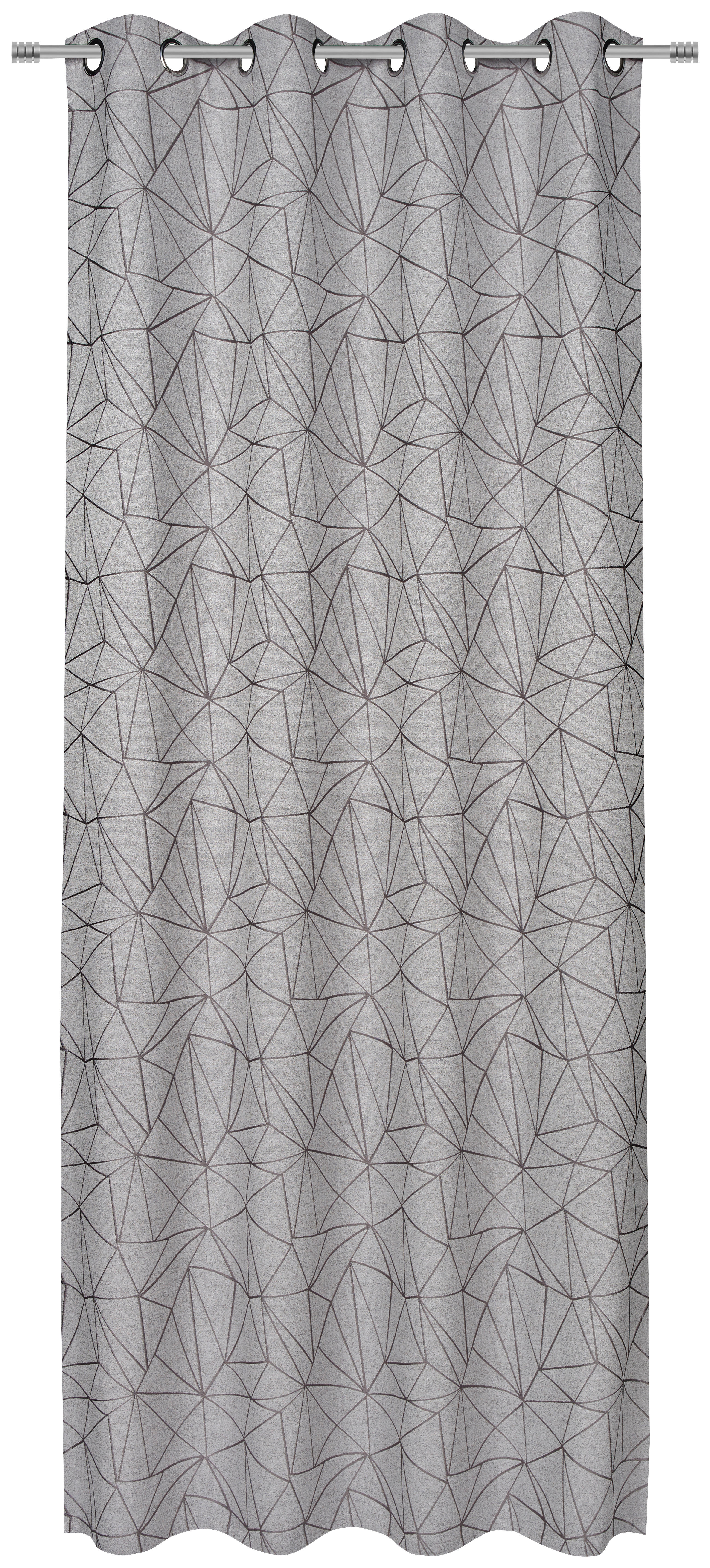 ÖLJETTLÄNGD ej transparent  - grå, Design, textil (135/245cm) - Esposa