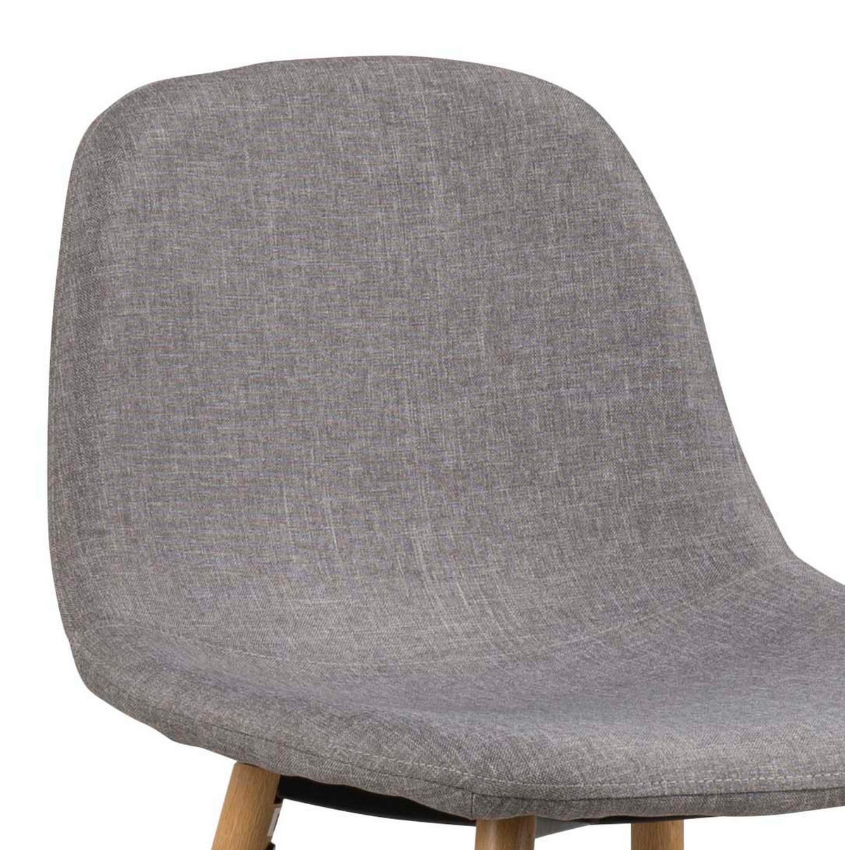 BAROVÁ ŽIDLE, světle šedá - černá/barvy dubu, Design, kov/dřevo (46,6/101/51cm) - Lomoco