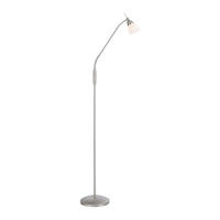 LED-STEHLEUCHTE 74/74/163 cm    - Edelstahlfarben, Basics, Glas/Metall (74/74/163cm) - Paul Neuhaus