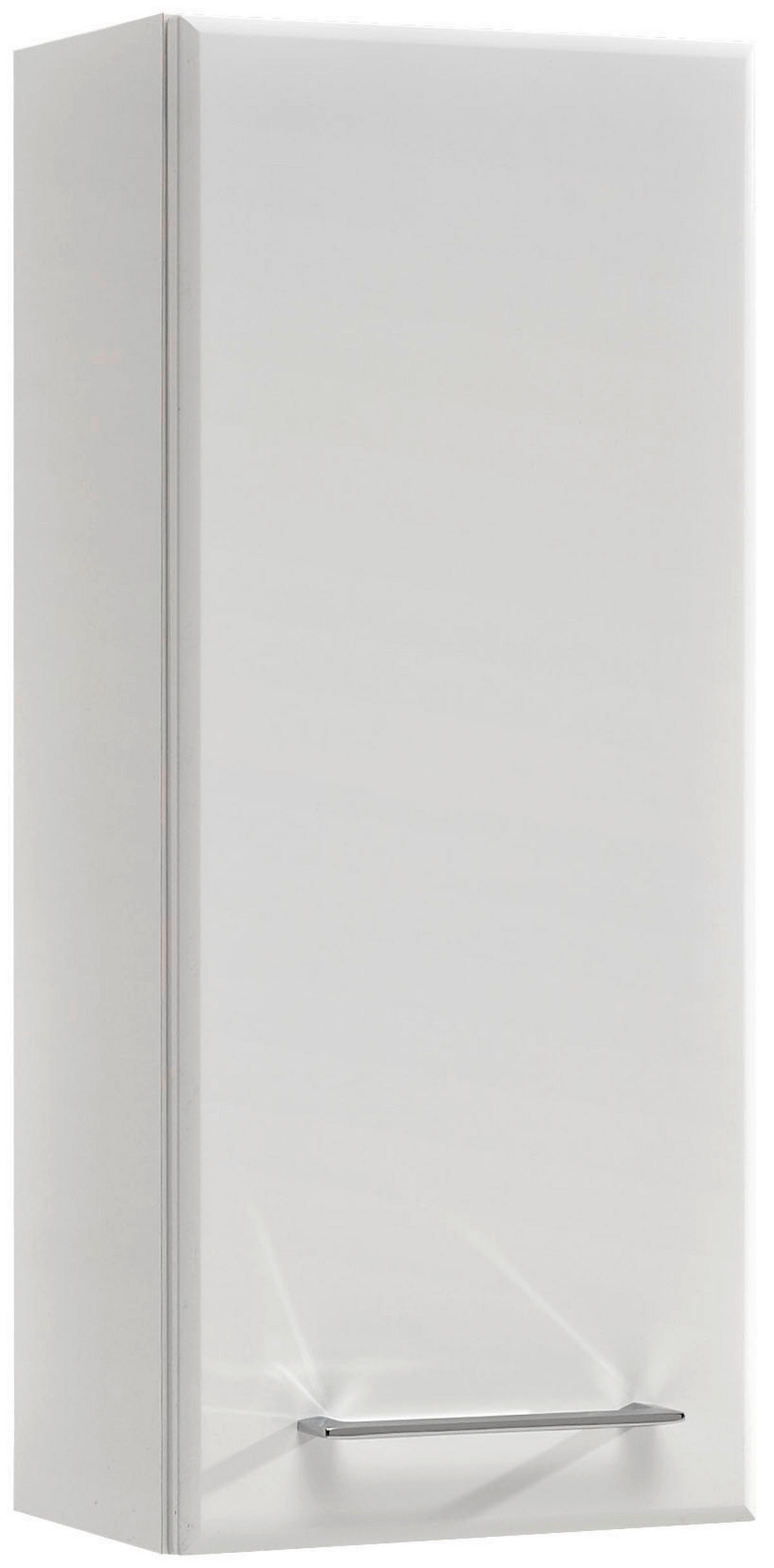 HÄNGESCHRANK 30/70/20 cm  - Chromfarben/Weiß Hochglanz, Basics, Glas/Holzwerkstoff (30/70/20cm) - Pelipal