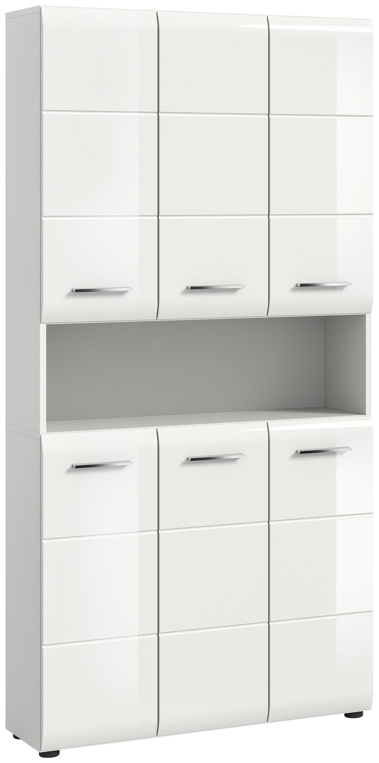 Hochschrank Ice Weiß Hg B: 90 Cm