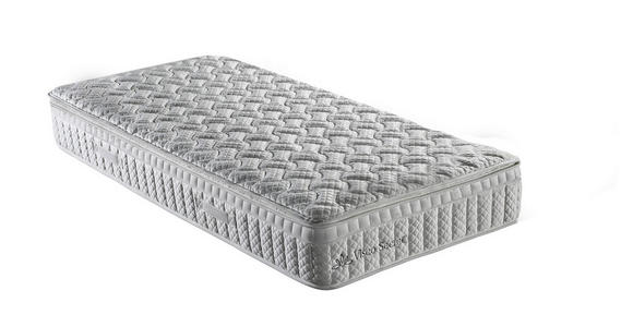 TASCHENFEDERKERNMATRATZE 140/200 cm Höhe ca. 27 cm  - Weiß, Textil (140/200cm) - Carryhome