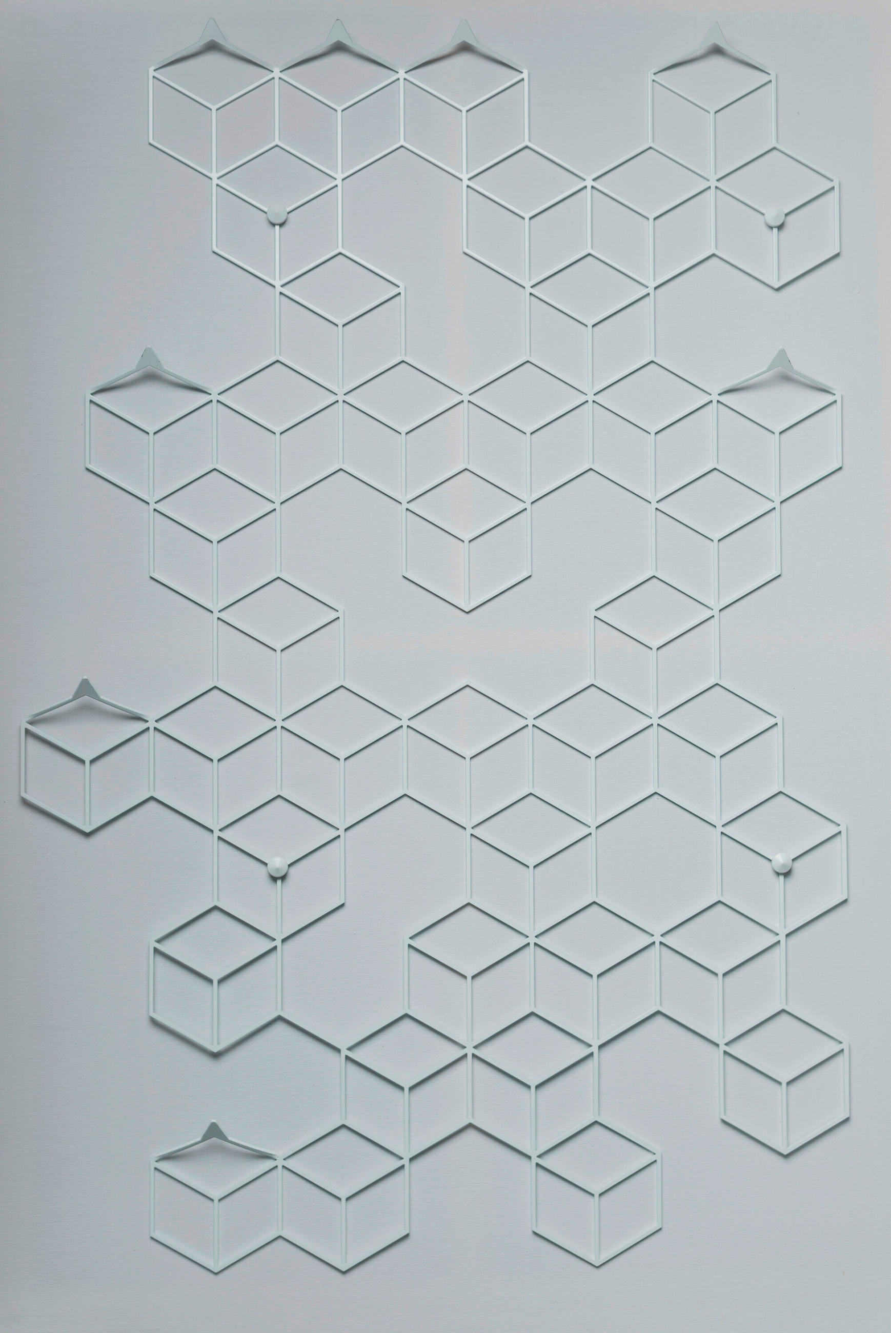 WANDGARDEROBE  in Weiß  - Weiß, Design, Metall (2,5/60/91cm) - MID.YOU