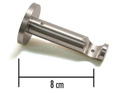 CONSOLE BARĂ 8 cm  - negru, Konventionell, metal (8cm) - Gardinia